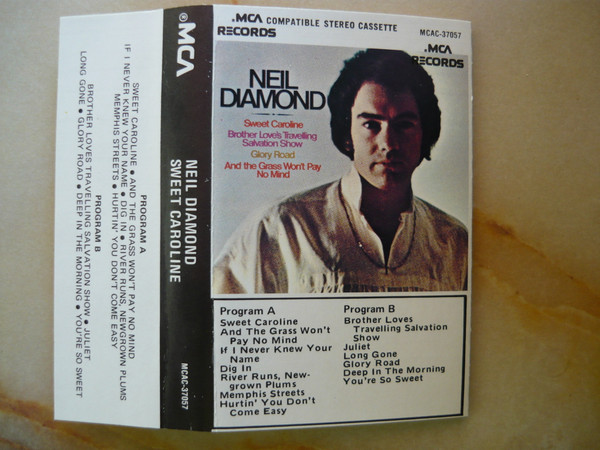 Neil Diamond – Sweet Caroline (1980, Cassette) - Discogs