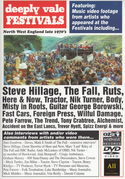 Deeply Vale Festivals - The DVD (2007, DVD) - Discogs