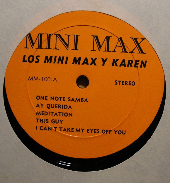 ladda ner album Los MiniMax Y Karen - Organo Y Ritmo