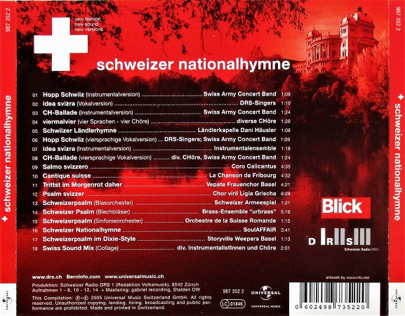 Album herunterladen Download Various - Schweizer Nationalhymne album