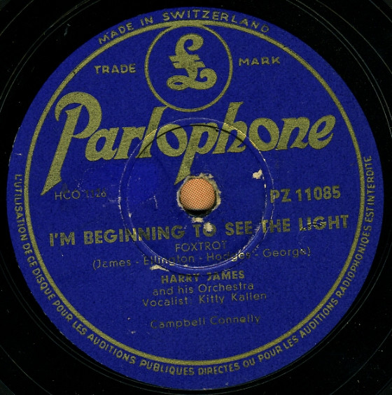 1945 HITS ARCHIVE: It's Been A Long Long Time - Harry James (Kitty Kallen,  vocal) (orig #1 version) 