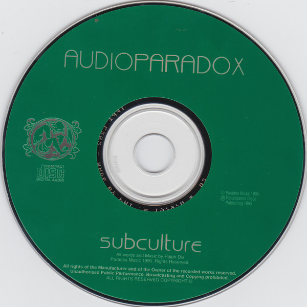 last ned album Audioparadox - Subculture