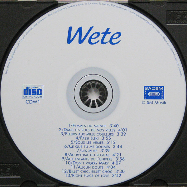 lataa albumi Wete - Wete