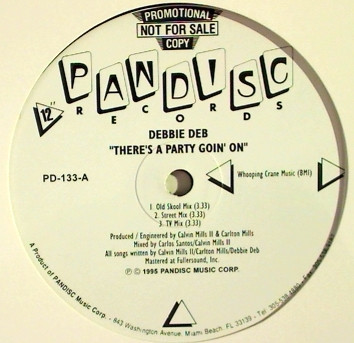 Debbie Deb – There's A Party Goin' On (1995, CD) - Discogs