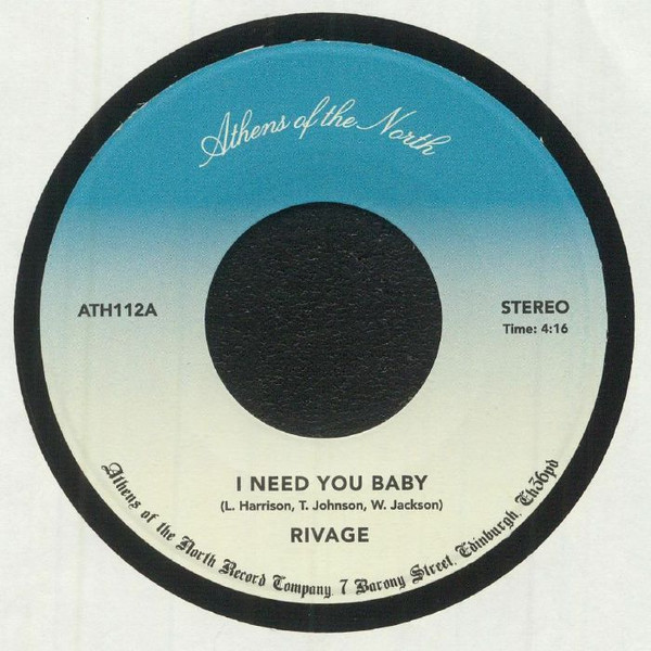Rivage – I Need You Baby / Answer (2021, Vinyl) - Discogs