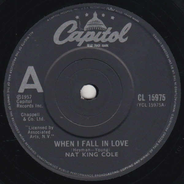Album herunterladen Nat King Cole - When I Fall In Love