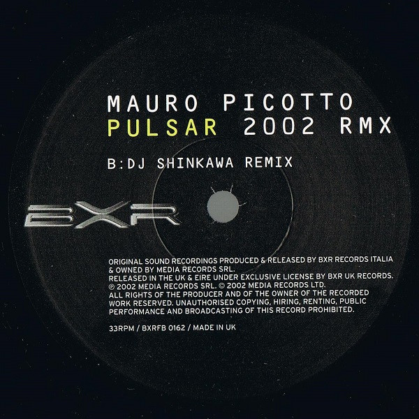 ladda ner album Mauro Picotto - Pulsar 2002 Mixes