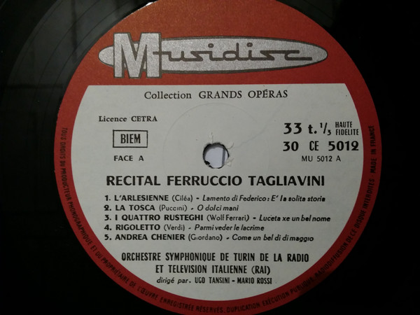 lataa albumi Ferruccio Tagliavini - Récital Ferruccio Tagliavini