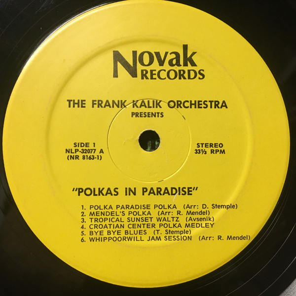 lataa albumi The Frank Kalik Orchestra - Polkas In Paradise