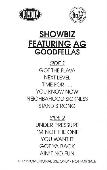 Showbiz featuring AG – Goodfellas (1995, Cassette) - Discogs