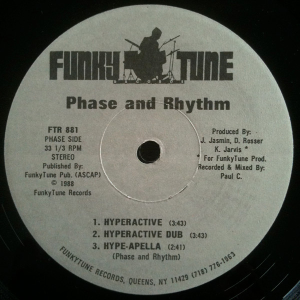 Phase And Rhythm – Hyperactive / Brainfood (1988, Vinyl) - Discogs