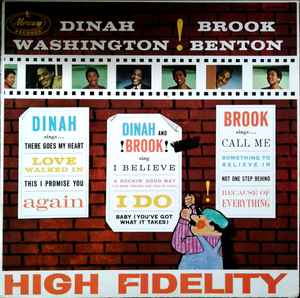 Dinah Washington And Brook Benton – The Two Of Us (1960, Vinyl