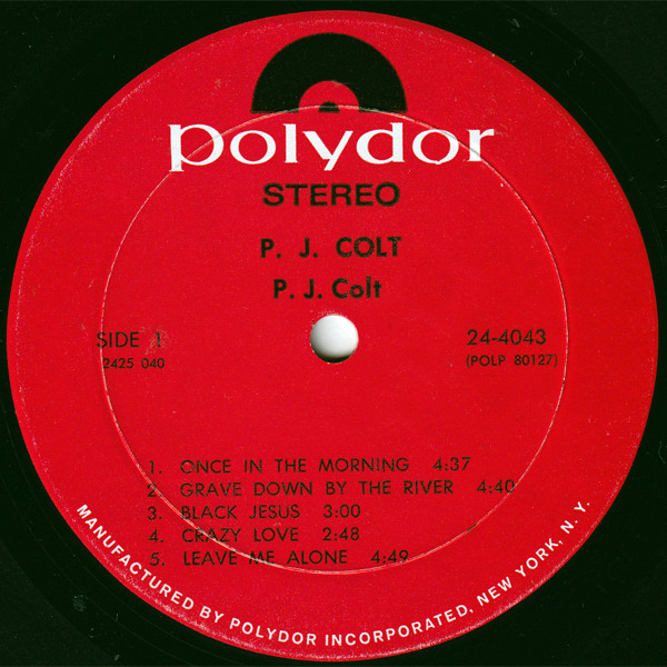 PJ Colt – PJ Colt (1970