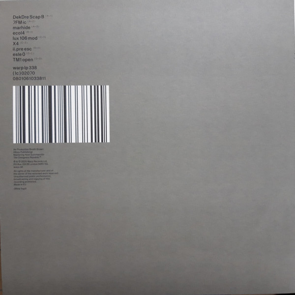 Autechre - PLUS | Warp Records (warp lp 338) - 2