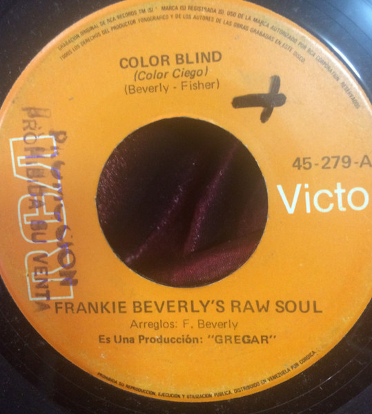 Frankie Beverly's Raw Soul – Color Blind / Mother Nature's (Vinyl 