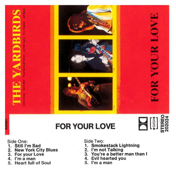 The Yardbirds – For Your Love (Vinyl) - Discogs