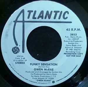 Gwen McCrae – Funky Sensation (1981, SP, Vinyl) - Discogs