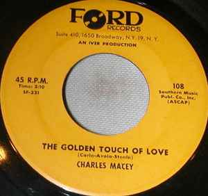Charles Macey - The Golden Touch Of Love / Wherever I Wander album cover