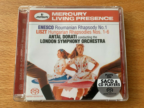 baixar álbum Enesco, Liszt, Antal Dorati, London Symphony Orchestra - Roumanian Rhapsody No 1 Hungarian Rhapsodies Nos 1 6