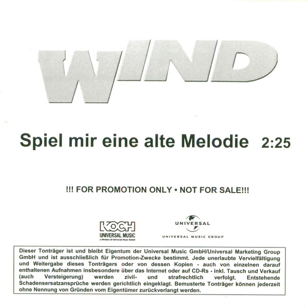 lataa albumi Wind - Spiel mir eine alte Melodie