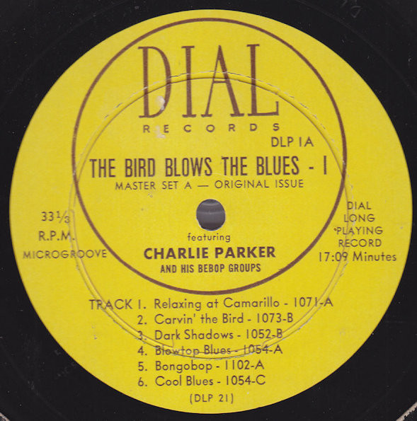 Charlie Parker – Bird Blows The Blues (1949, Vinyl) - Discogs