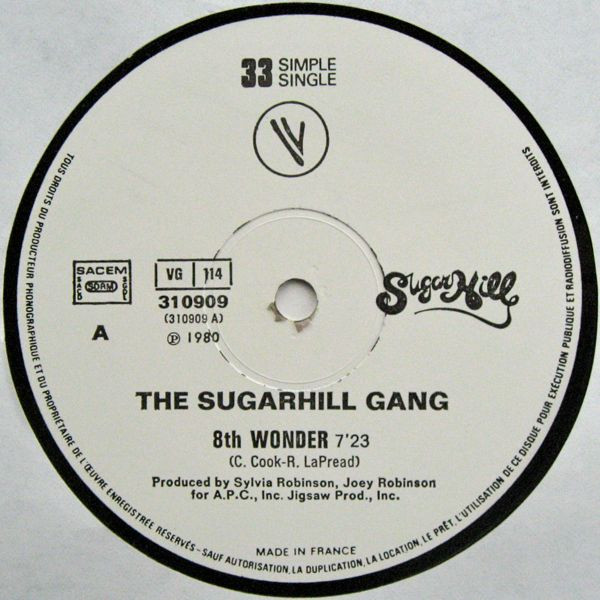 Sugarhill Gang - 8th Wonder / Sugar Hill Groove | Vogue (310909) - 3