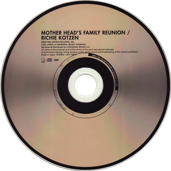 last ned album Richie Kotzen リッチーコッツェン - Mother Heads Family Reunion マザーヘッズファミリーリユニオン