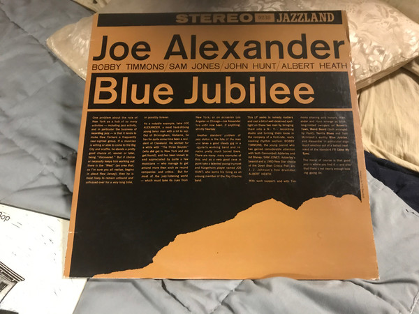 Joe Alexander – Blue Jubilee (1960, Vinyl) - Discogs