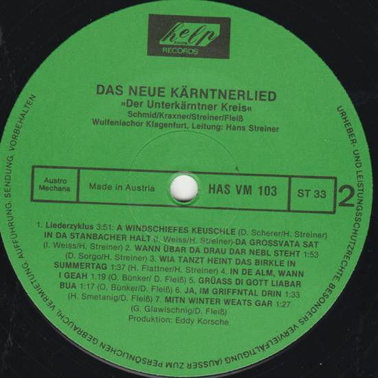 télécharger l'album Singkreis Seltenheim Klagenfurt Wulfenia Chor Klagenfurt - Der Unterkärntner Kreis