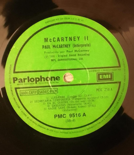 Paul McCartney☆UNPLUGGED UK MPL オリジナル - レコード