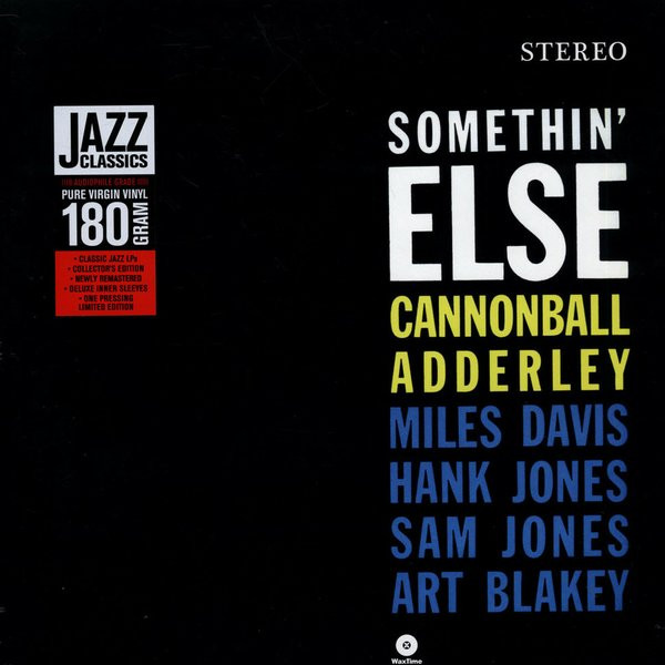 Cannonball Adderley – Somethin' Else (2011, 180 Gram, Vinyl 