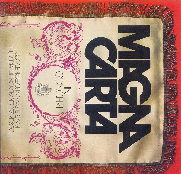 Magna Carta – In Concert (1973, Vertical Artwork, Vinyl) - Discogs