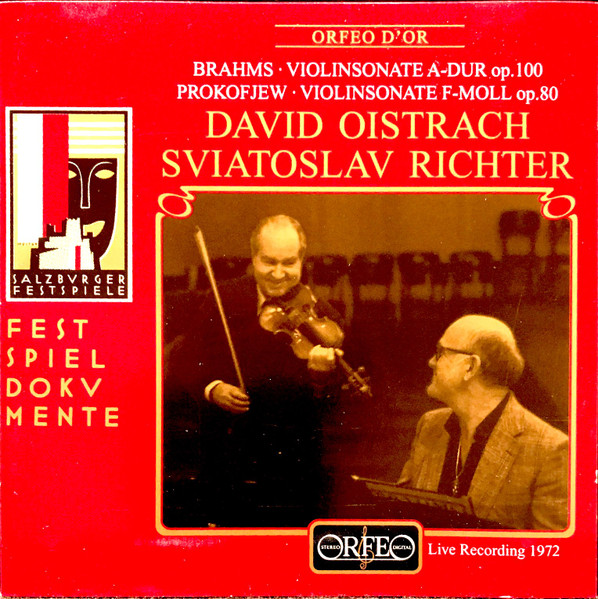David Oistrach, Sviatoslav Richter, Brahms, Prokofjew 