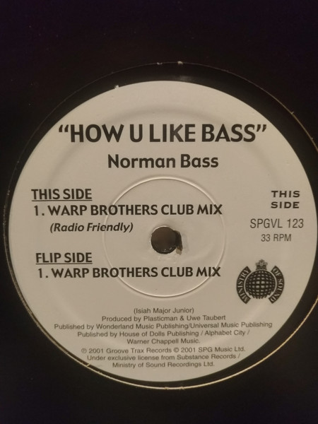 Norman Bass - How U Like Bass? | Releases | Discogs