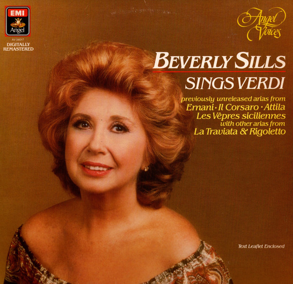 Beverly Sills Sings Verdi - Beverly Sills Sings Verdi | EMI (AV-34017) - main