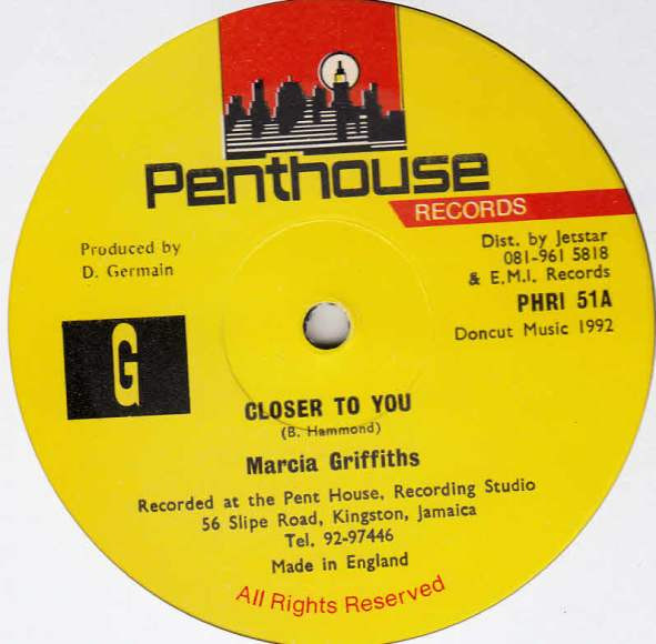 Marcia Griffiths – Closer To You (1992, Vinyl) - Discogs