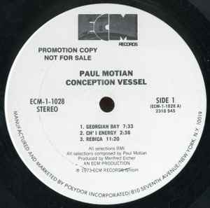 Paul Motian - Conception Vessel album cover