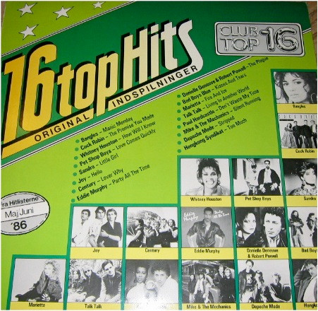 télécharger l'album Various - 16 Top Hits Majjuni 86