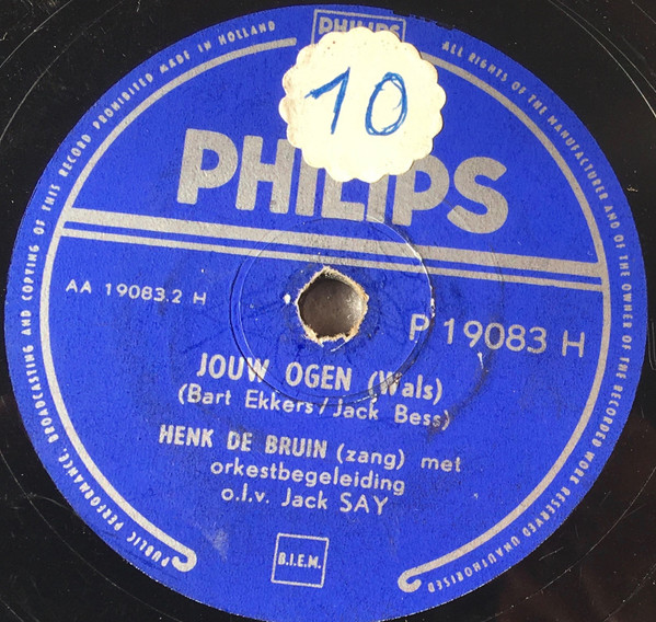 ladda ner album Henk De Bruin - Sonny Boy Jongen Lief Jouw Ogen