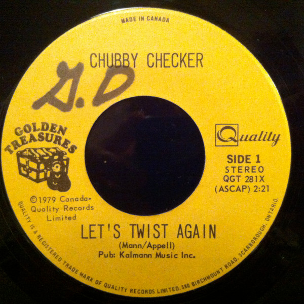 Chubby Checker – The Fly ブンブン・ツイスト/Let's Twist Again 