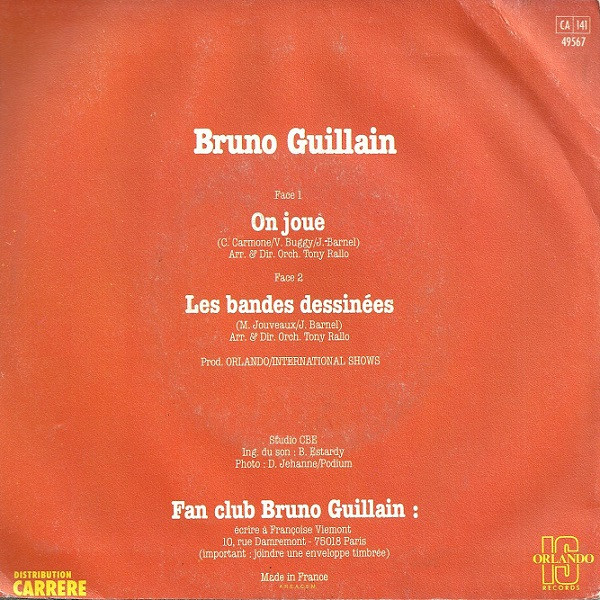 last ned album Bruno Guillain - On Joue
