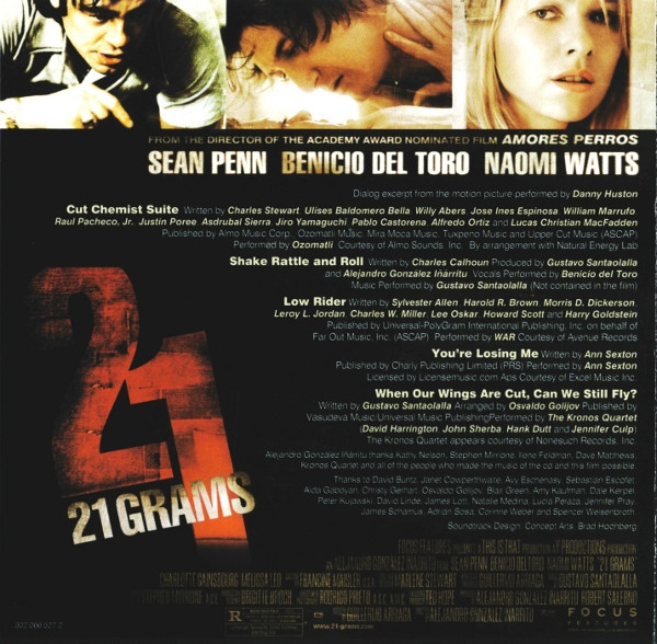 télécharger l'album Gustavo Santaolalla - 21 Grams Original Motion Picture Soundtrack