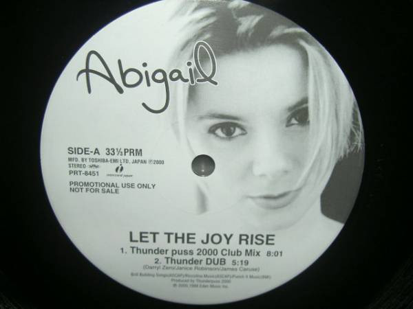 Abigail – Let The Joy Rise (2000, Vinyl) - Discogs