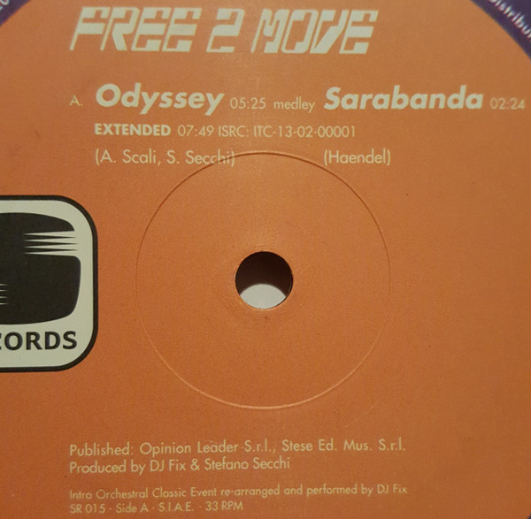 ladda ner album Free 2 Move - Odyssey Medley Sarabanda