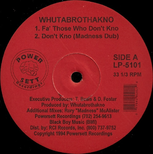 baixar álbum Whutabrothakno - Fa Those Who Dont Kno