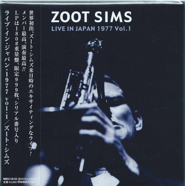 Zoot Sims – Live In Japan 1977 Vol. 1 (2009, Paper Sleeve, CD