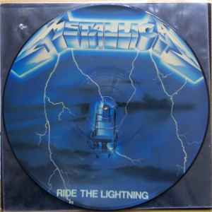 Metallica Ride the Lightning Disco in vinile incorniciato 