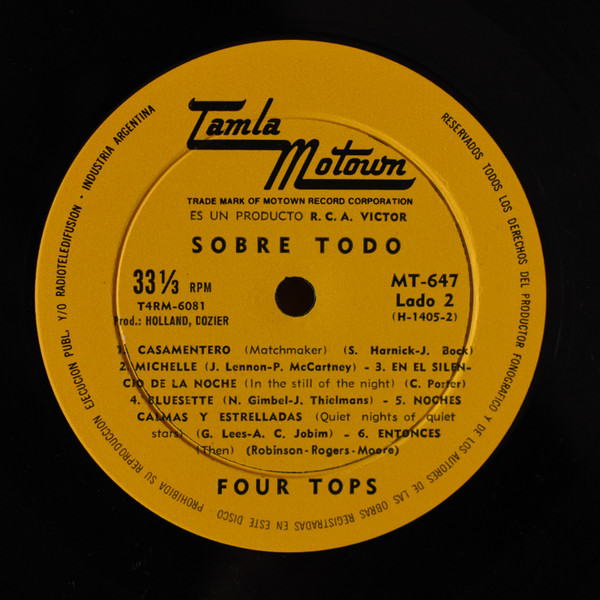 descargar álbum Four Tops - Four Tops sobre todo