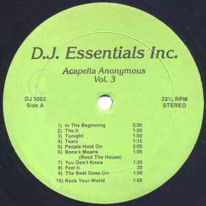 Acapella Anonymous Vol. 3 - Various