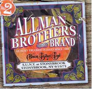 The Allman Brothers Band - S.U.N.Y. At Stonybrook, NY 9/19/71 album cover
